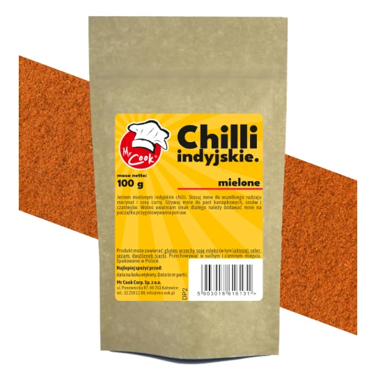 Chilli Indyjskie Mielone - Premium Line