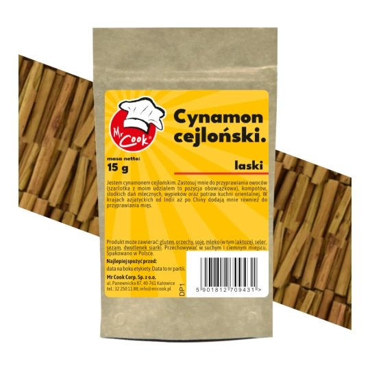 Cynamon Cejloński Laski - Premium Line