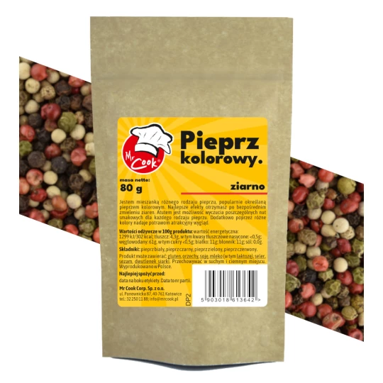 Pieprz Kolorowy Ziarno - Premium Line