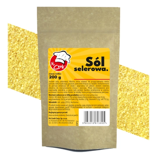 Sól Selerowa Dodatku Glutaminianu Sodu - Premium Line