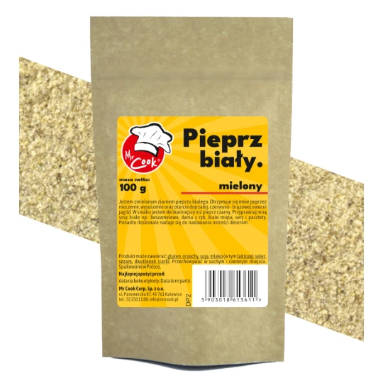 Pieprz Biały Mielony - Premium Line