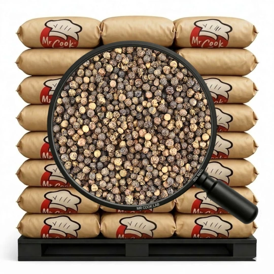 Pieprz Czarny Ziarno Oczyszczony 550g/l - Luz