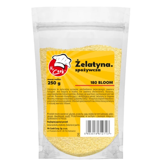 Żelatyna Spożywcza 180 Bloom - Premium Line 1.2 kg