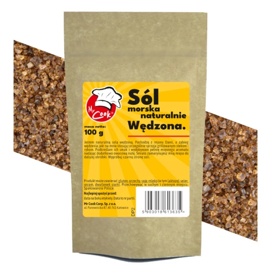 Sól Morska Wędzona Naturalnie Intensywna - Premium Line 5 kg