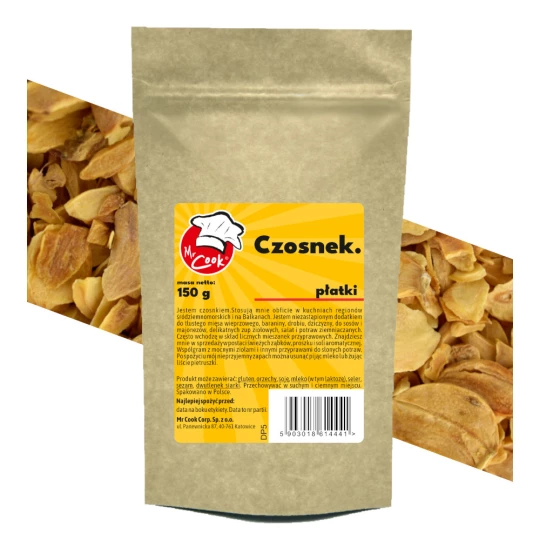Czosnek Suszony w Płatkach - Premium Line 1 kg