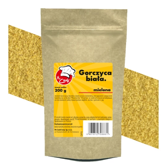 Gorczyca Biała Mielona - Premium Line 200 g
