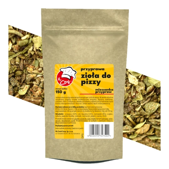 Przyprawa Zioła do Pizzy bez Dodatku Glutaminianu Sodu - Premium Line