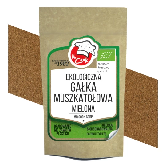 Ekologiczna Gałka Muszkatołowa Mielona 25 kg