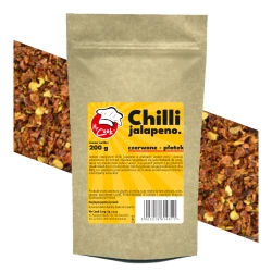 Chilli Jalapeno Czerwone Płatek - Premium Line 200g Doypack