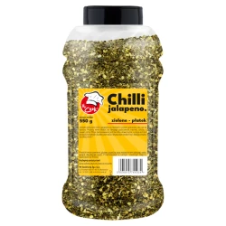 Chilli Jalapeno Zielone Płatek - Premium Line 550g Słoik PET