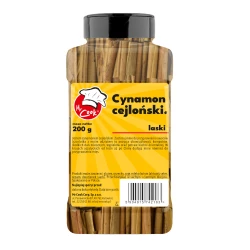 Cynamon Cejloński Laski - Premium Line 200g Słoik PET