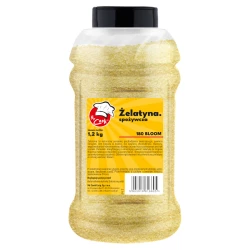 Żelatyna Spożywcza 180 Bloom - Premium Line 1.2kg Słoik PET