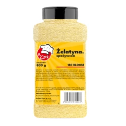 Żelatyna Spożywcza 180 Bloom - Premium Line 800g Słoik PET