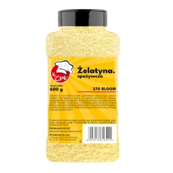 Żelatyna Spożywcza 270 Bloom - Premium Line 600g Słoik PET