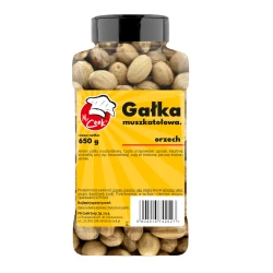 Gałka Muszkatołowa Orzech - Premium Line 650g Słoik PET