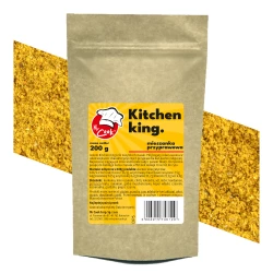 Kitchen King - Mieszanka Do Kuchni Indyjskiej Bez Dodatku Glutaminianu Sodu - Premium Line 200g Doypack