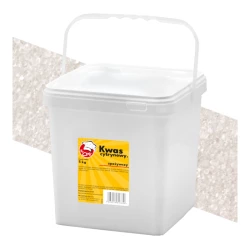 Kwasek Cytrynowy (Kwas cytrynowy) - Premium Line 5kg Wiaderko kwadratowe