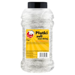 Płatki Soli Morskiej (Piramidki) - Premium Line 1kg Słoik PET