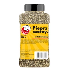 Pieprz Czarny Młotkowany - Premium Line 550g Słoik PET