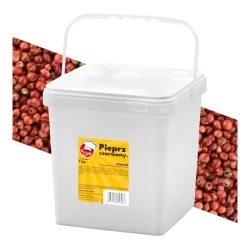 Pieprz Czerwony Ziarno - Premium Line 1kg Wiaderko kwadratowe