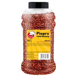 Pieprz Czerwony Ziarno - Premium Line 450g Słoik PET