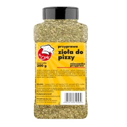 Przyprawa Zioła do Pizzy bez Dodatku Glutaminianu Sodu - Premium Line 200g Słoik PET