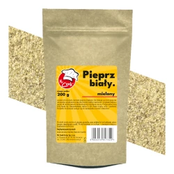 Pieprz Biały Mielony - Premium Line 200g Doypack