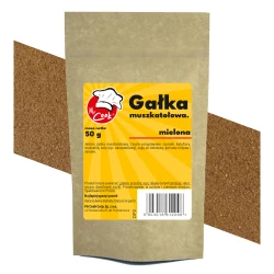 Gałka Muszkatołowa Mielona - Premium Line 50g Doypack