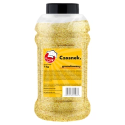 Czosnek Granulowany - Premium Line 1kg Słoik PET