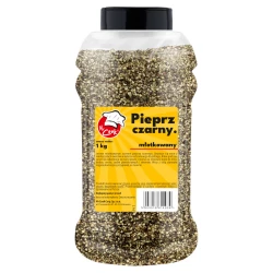 Pieprz Czarny Młotkowany - Premium Line 1kg Słoik PET