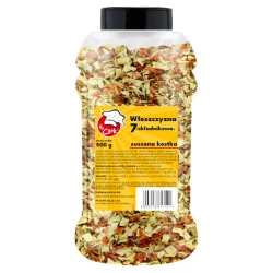 Włoszczyzna 7 Składnikowa Kostka - Premium Line 500g Słoik PET