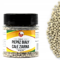 Pieprz Biały Ziarno - Premium Line 130g Słoik PET