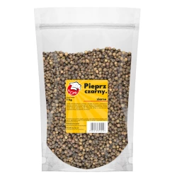 Pieprz Czarny Ziarno Oczyszczony 550g/l - Premium Line 1kg Doypack