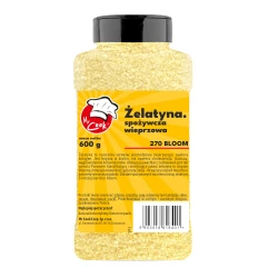 Żelatyna Spożywcza 270 Bloom - Premium Line 600g Słoik PET