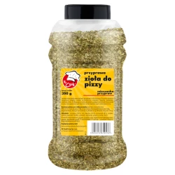 Przyprawa Zioła do Pizzy bez Dodatku Glutaminianu Sodu - Premium Line 350g Słoik PET