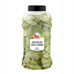 Ekologiczne Liście Laurowe Całe 100g Słoik PET