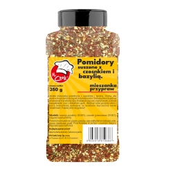 Pomidory Suszone z Czosnkiem i Bazylią - Premium Line 350g Słoik PET