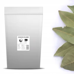 Ekologiczne Liście Laurowe Całe 1kg Worek papierowy
