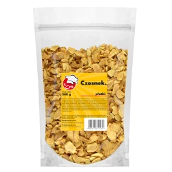 Czosnek Suszony w Płatkach - Premium Line 500g Doypack