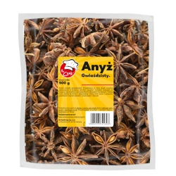 Anyż Gwiaździsty Cały - Premium Line 500g Worek foliowy