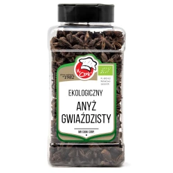 Ekologiczny Anyż Gwiaździsty Cały 200g Słoik PET