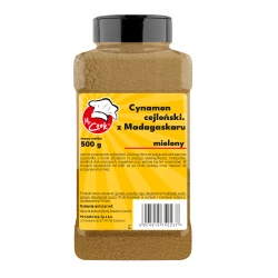 Cynamon Cejloński Mielony - Premium Line 500g Słoik PET