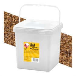 Sól Morska Wędzona Naturalnie Intensywna - Premium Line 5kg Wiaderko