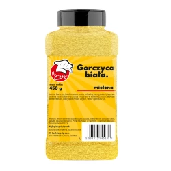 Gorczyca Biała Mielona - Premium Line 450g Słoik PET