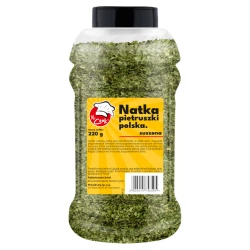 Natka Pietruszki Suszona Polska - Premium Line 220g Słoik PET