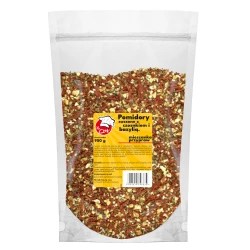 Pomidory Suszone z Czosnkiem i Bazylią - Premium Line 950g Doypack