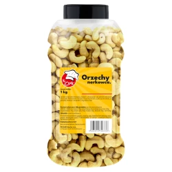 Orzechy nerkowca - Premium Line 1kg Słoik PET