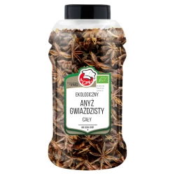 Ekologiczny Anyż Gwiaździsty Cały 350g Słoik PET