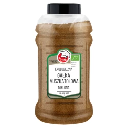 Ekologiczna Gałka Muszkatołowa Mielona 1kg Słoik PET