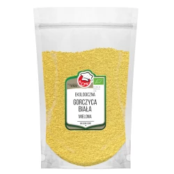 Ekologiczna Gorczyca Żółta Mielona 1kg Doypack